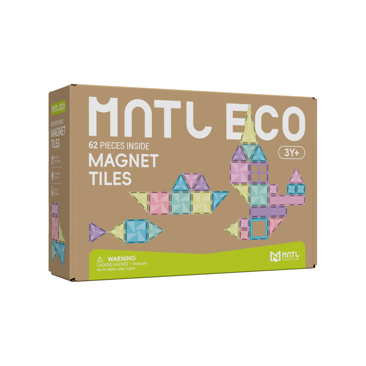 Magnet Tiles Jelly Series (62-Piece)
