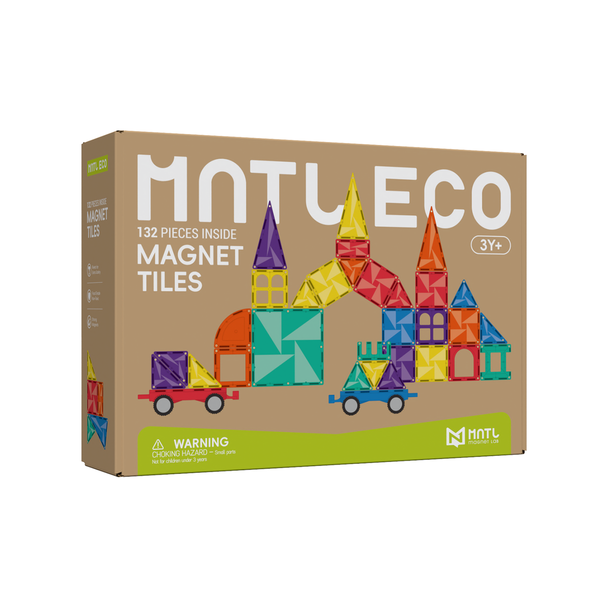 Magnet Tiles Rainbow Series (132-Piece)