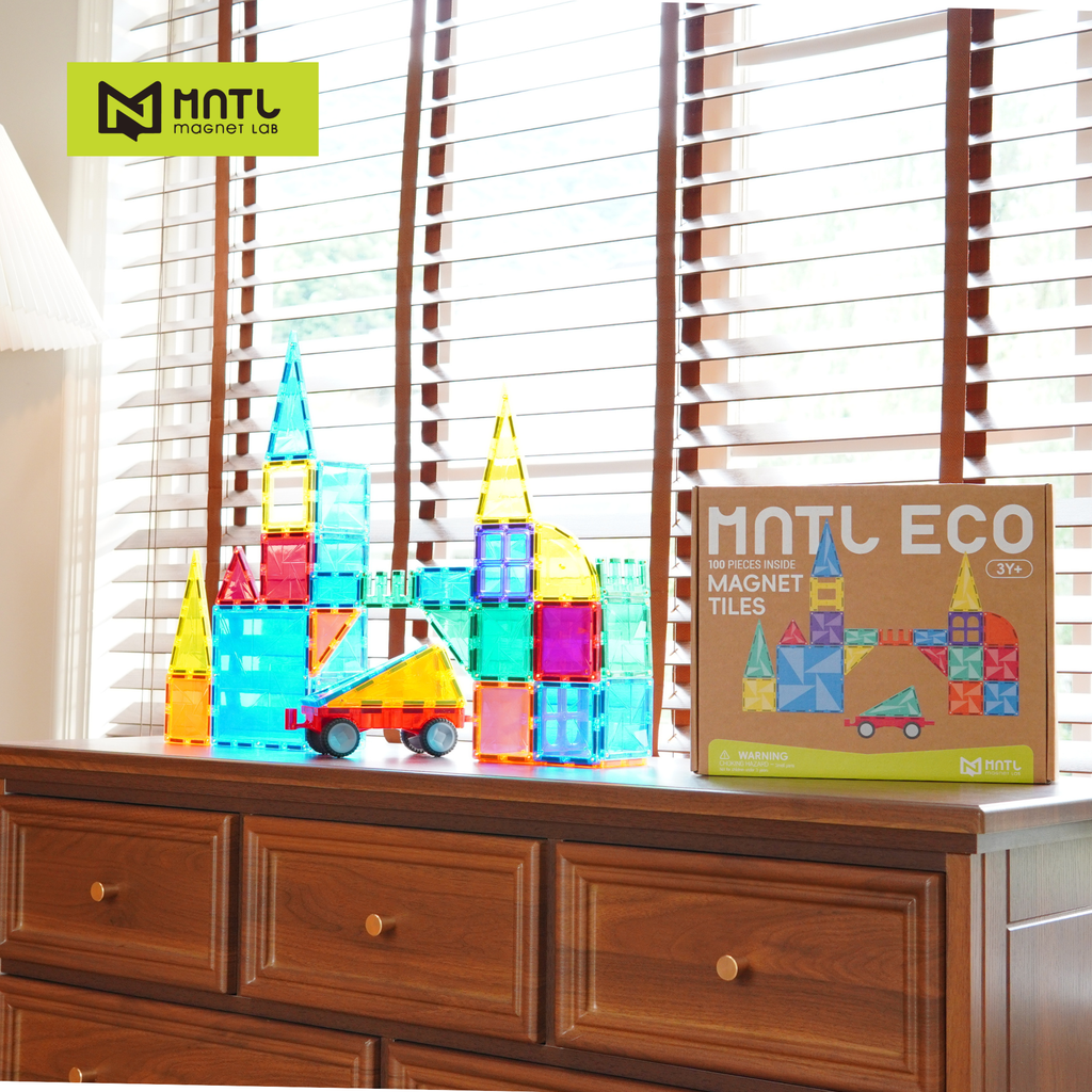 Magnet Tiles Rainbow Series (100-Piece)
